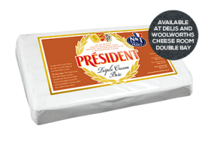 Triple Cream Brie - Président Cheese Australia