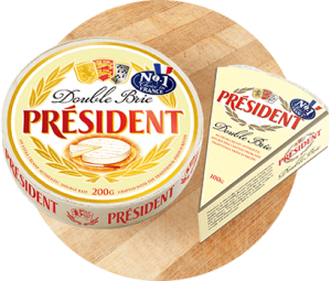 Products - Président Double Brie Cheese in Australia