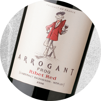 2013 Arrogant Frog Ribet Red Cabernet Merlot Wine pairing with Président Double Brie Cheese - Cheese & Alcohol Pairings