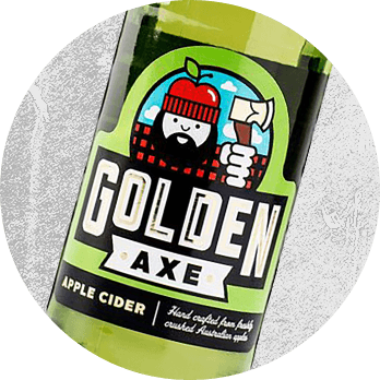 Golden Axe pairing Cider pairing with Président Double Brie Cheese - Cheese & Alcohol Pairings